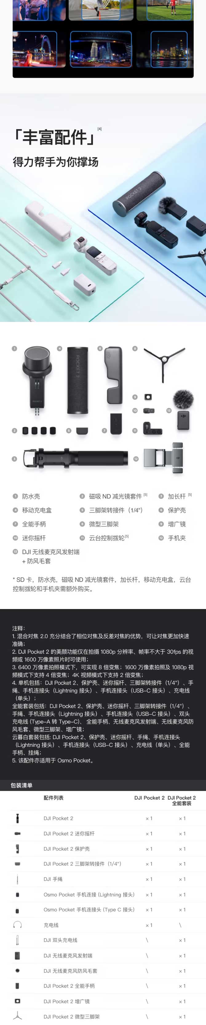 12期免息】大疆（DJI）Pocket-2靈眸口袋云臺相機-手持云臺相機-高清增穩(wěn)vlog-美顏拍攝_06.jpg